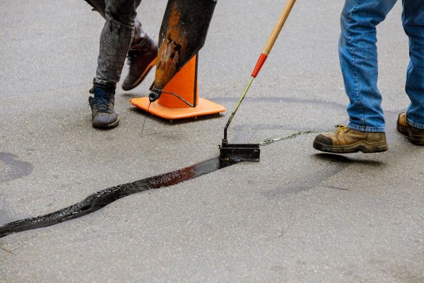 Parking Lot Crack Sealing in Lodi